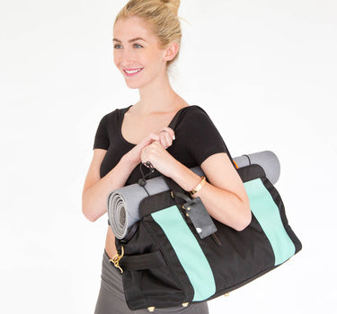 The Jessica Bag in Mint Blue